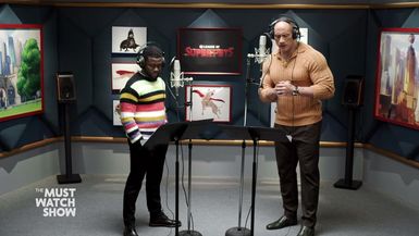 Kevin Hart & Dwayne 'The Rock' Johnson Go Behind The Voices of 'DC League of Super-Pets'