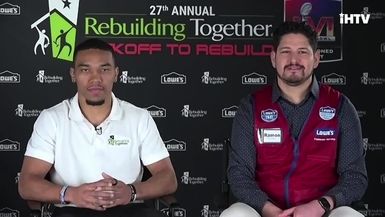 Super Bowl LVI: Amon-Ra St. Brown Joins Super Bowl Kick Off of "Rebuilding Together"