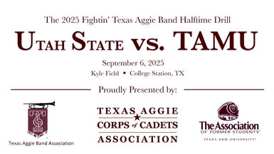 TAMU vs Utah State Halftime Drill 2025