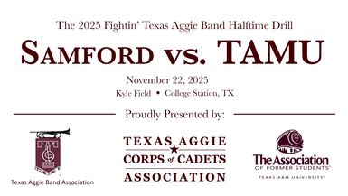 2025 TAMU vs Samford Halftime Drill