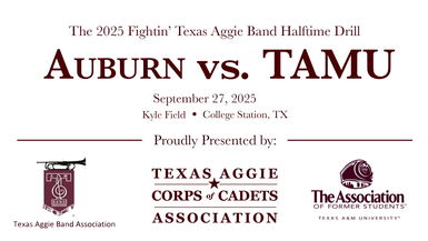 TAMU vs Auburn Halftime Drill 2025