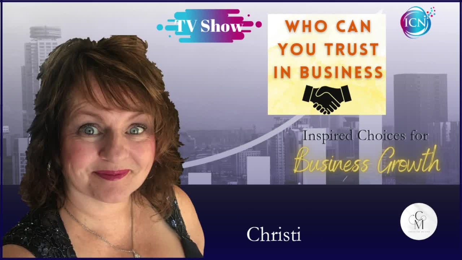 Who Can You Trust In Business - Christine McIver
