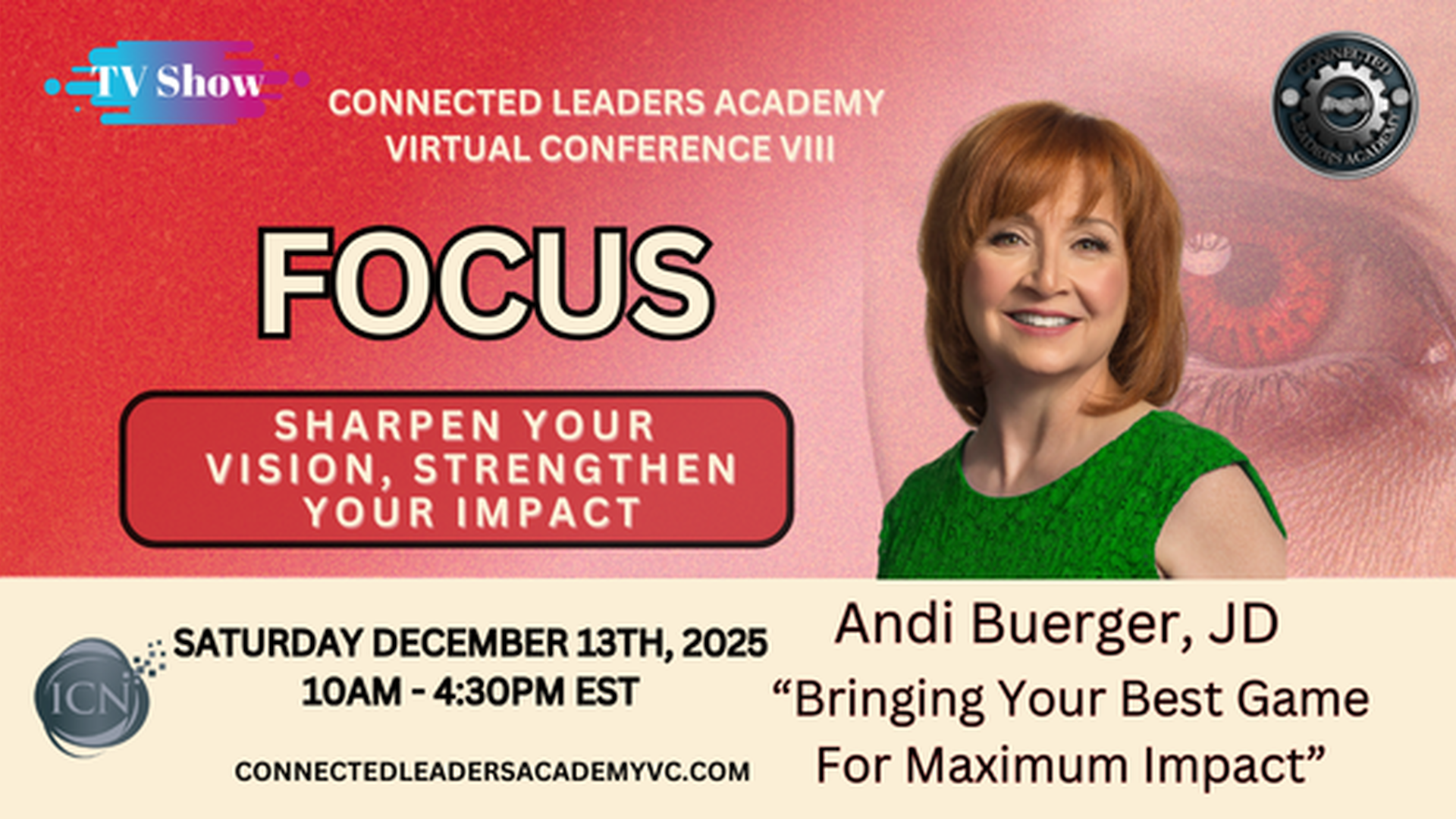 Bringing Your Best Game For Maximum Impact – Andi Buerger, JD