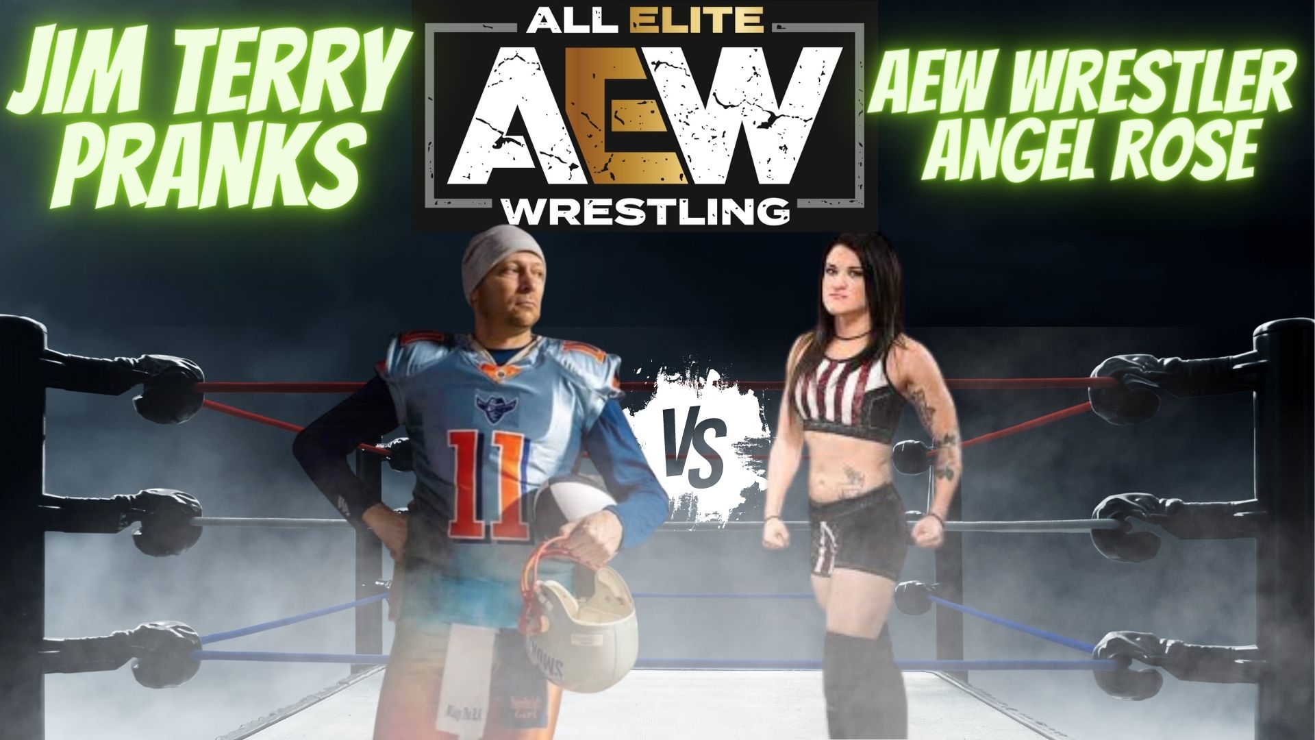 #22 Jim Pranks AEW Wrestler Diamante (Angel Rose) 