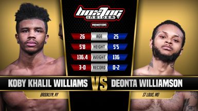 Koby Williams vs Deonta Williamson