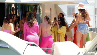 Happy Bride Jumping for joy!