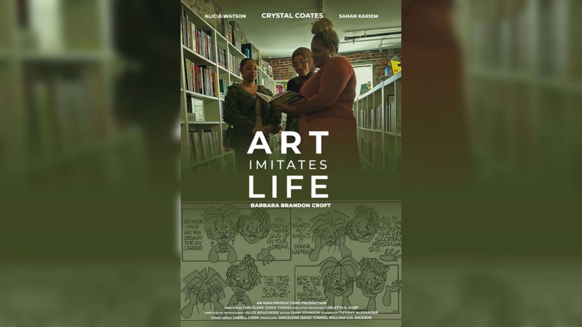 Art Imitates Life: Barbara Brandon Croft (Poster)