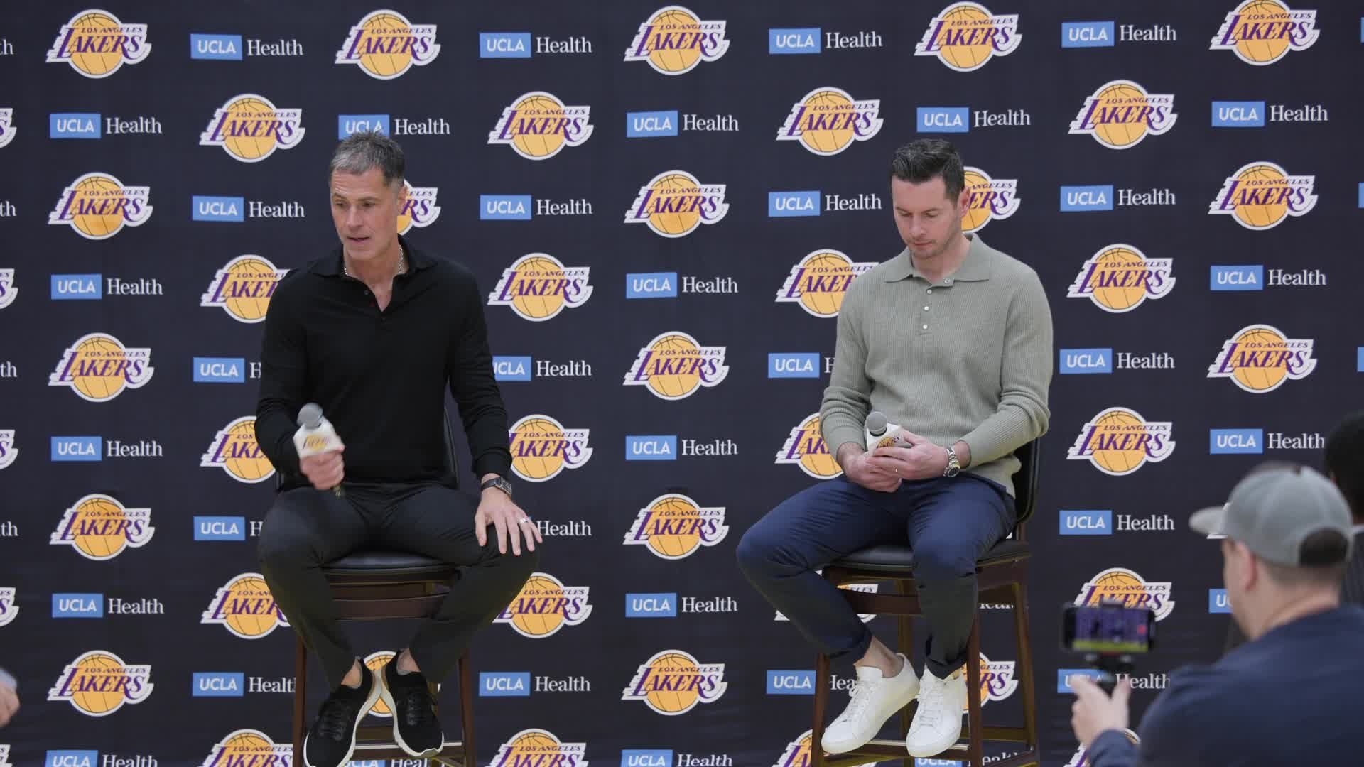 Rob Pelinka & JJ Redick on the end of the Lakers season